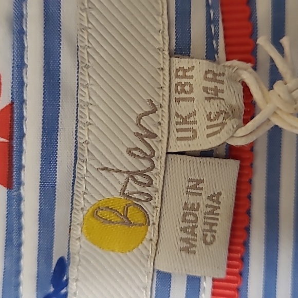 Boden Blue and White Striped Dress with Red AccentsNEW - Picture 2 of 16